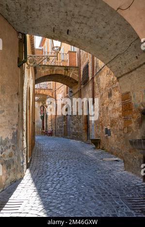 Passeggiate nel centro storico di Orvieto Foto Stock