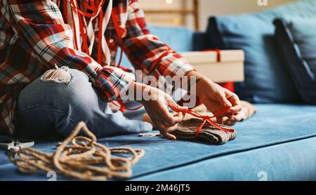Regalo di Natale regalo di Capodanno. Foto Stock