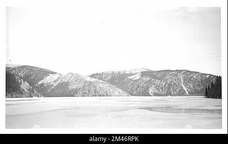 Alaska Highway. Didascalia originale: Foto No. 14/Fr. N. 3003. Stato: Alaska. Foto Stock