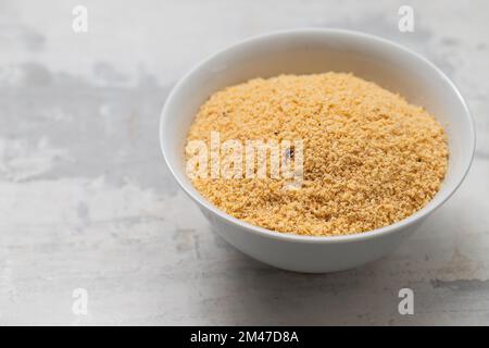 Farofa, tostato farina di manioca, cibo brasiliano Foto stock - Alamy