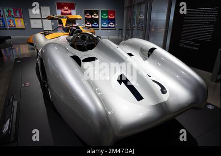 Auto da corsa storica 1954 Mercedes Benz W 169 R Formula 1 Grand Prix Car Foto Stock