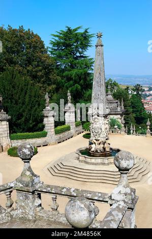 Nossa Senhora dos Remedios Chiesa, Lamego, Tras-Os-Montes, Portogallo Foto Stock