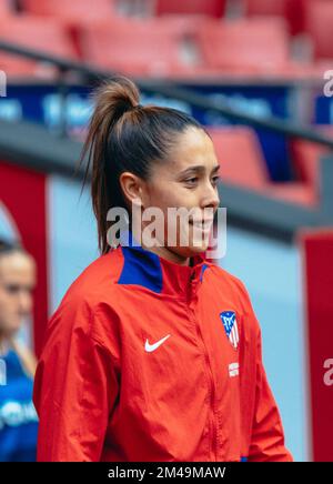 Madrid, Spagna . 17th Dec, 2022. Madrid, Spagna, Dicembre 17th 2022 Lola Gallardo durante la Fineale Liga F tra Atletico de Madrid e Real Betis al Civitas Metropolitano di Madrid, Spagna (Unnati Naidu/SPP) Credit: SPP Sport Press Photo. /Alamy Live News Foto Stock