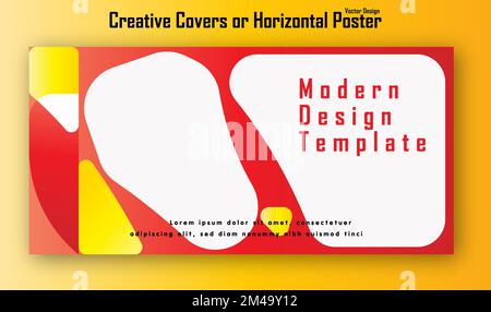 Trendy Mid Autumn Festival set di sfondi, biglietti d'auguri, poster Illustrazione Vettoriale