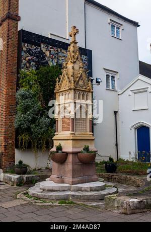 La Phillip Fountain a Henley-on-Thames Berkshire , Inghilterra , Regno Unito Foto Stock