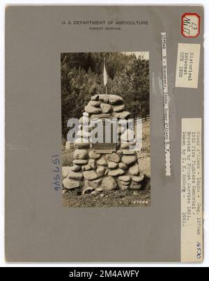 Monumenti storici - Idaho. Fotografie relative alle foreste nazionali, alle pratiche di gestione delle risorse, al personale e alla storia culturale ed economica Foto Stock