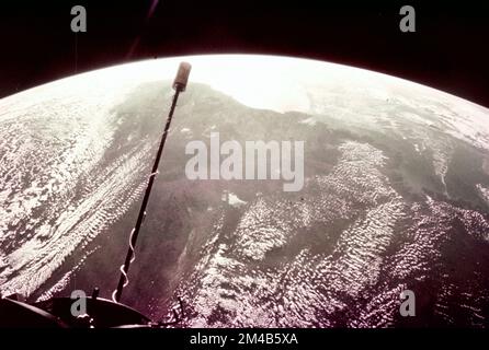 Progetto Gemini 11: La Terra vista dallo spazio, settembre 1966 Foto Stock