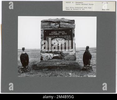 Monumenti storici - Montana. Fotografie relative alle foreste nazionali, alle pratiche di gestione delle risorse, al personale e alla storia culturale ed economica Foto Stock