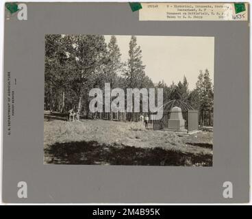 Monumenti storici - Montana. Fotografie relative alle foreste nazionali, alle pratiche di gestione delle risorse, al personale e alla storia culturale ed economica Foto Stock