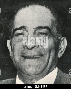 Mobster americano di origine italiana Vito Genovese, USA 1960s Foto Stock