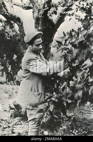 Bandito italiano Salvatore Giuliano, Italia 1940s Foto Stock