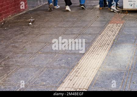 Vecchia strada marocchina a Meknes Foto Stock