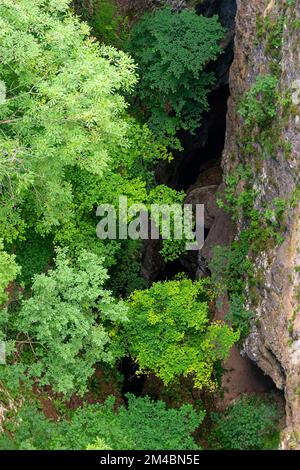 parco fluviale di novella, novella, italia Foto Stock