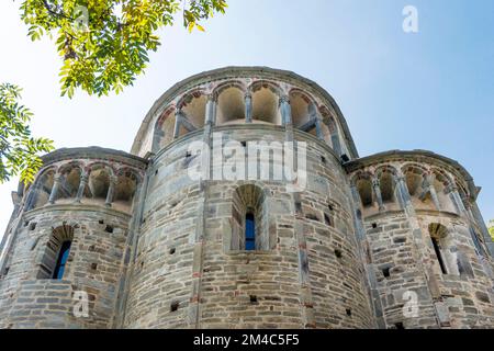 chiesa di san costanzo al monte, villar san costanzo, italia Foto Stock