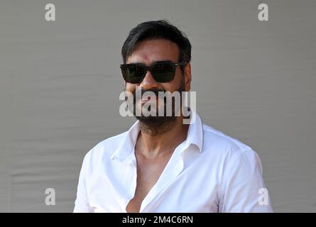 Mumbai, India. 20th Dec, 2022. L'attore Bollywood Ajay Devgn allietare e sostiene la giornata sportiva annuale dei bambini diversamente abili di Mumbai. (Foto di Ashish Vaishnav/SOPA Images/Sipa USA) Credit: Sipa USA/Alamy Live News Foto Stock