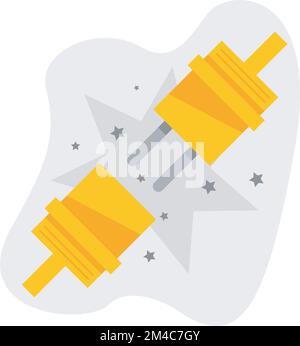 filo dei connettori elettrici Illustrazione Vettoriale