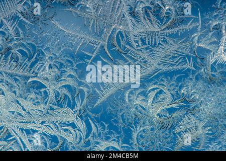 Vetro frost, Greater Sudbury, Ontario, Canada Foto Stock