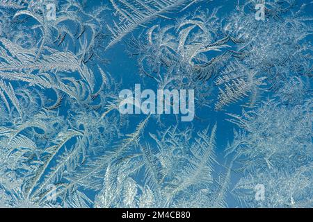 Vetro frost, Greater Sudbury, Ontario, Canada Foto Stock