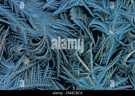 Vetro frost, Greater Sudbury, Ontario, Canada Foto Stock