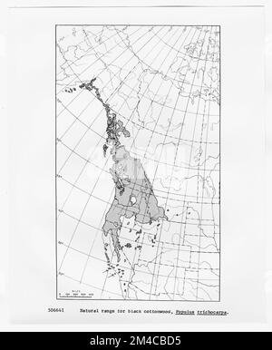 Mappe e grafici - tutti gli stati. Fotografie relative alle foreste nazionali, alle pratiche di gestione delle risorse, al personale e alla storia culturale ed economica Foto Stock