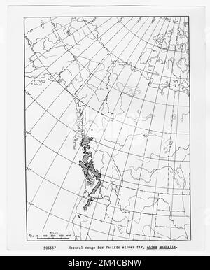 Mappe e grafici - tutti gli stati. Fotografie relative alle foreste nazionali, alle pratiche di gestione delle risorse, al personale e alla storia culturale ed economica Foto Stock