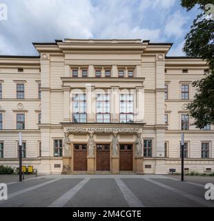 Accademia Janacek di Musica e Arti dello spettacolo - Brno, Repubblica Ceca Foto Stock