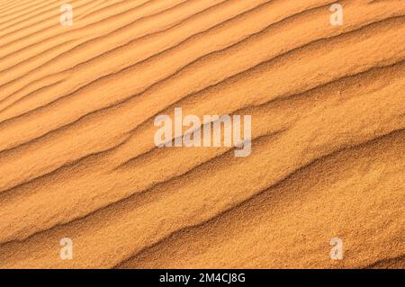 Sabbia increspata nel deserto del Namib Foto Stock