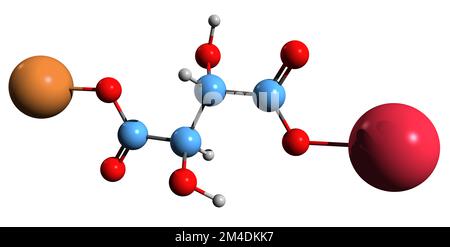 La pietra di sale di potassio è isolato su sfondo bianco Foto stock - Alamy