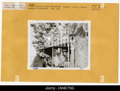 Cancella taglio - striscia. Fotografie relative alle foreste nazionali, alle pratiche di gestione delle risorse, al personale e alla storia culturale ed economica Foto Stock