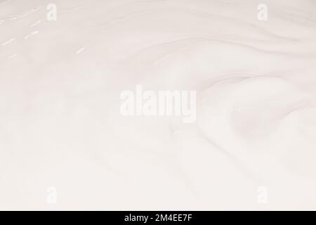 Liquido bianco, onde, fluidità. Foto Stock