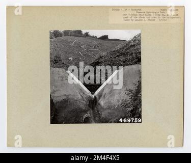 Studi Streamflow - Carolina del Nord. Fotografie relative alle foreste nazionali, alle pratiche di gestione delle risorse, al personale e alla storia culturale ed economica Foto Stock