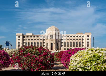 Costruzione della Corte Suprema di Oman, Muscat Foto Stock