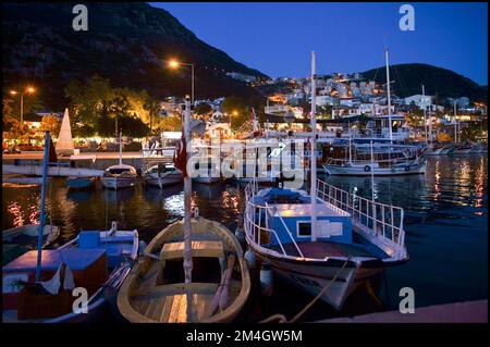 Port of Kas in Turkey - vvbvanbree fotografie Foto Stock