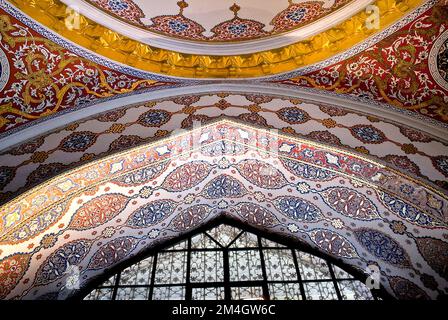 Palazzo Tokapi a Istanbul. Appartamenti della Regina Madre.Turchia. Vvbvanbree foto Foto Stock