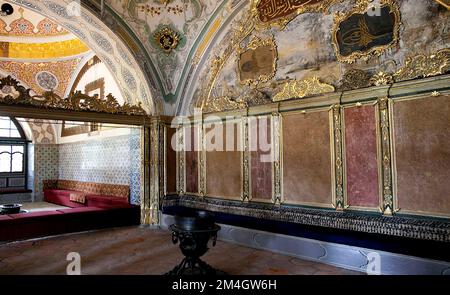 Palazzo Tokapi a Istanbul. Appartamenti della Regina Madre.Turchia. Vvbvanbree foto Foto Stock