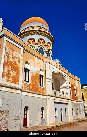 Salento. Puglia Puglia Italia. Santa Cesarea Terme. Palazzo Sticchi Foto Stock