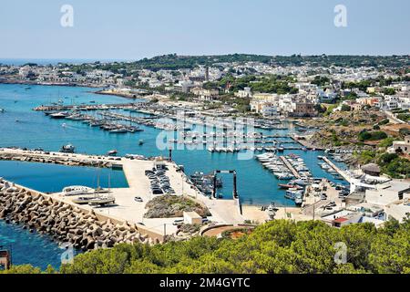 Salento. Puglia Puglia Italia. Santa Maria di Leuca. Il porto Foto Stock