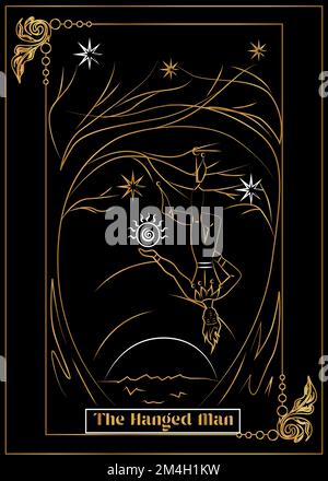 l'illustrazione - scheda per tarot Illustrazione Vettoriale