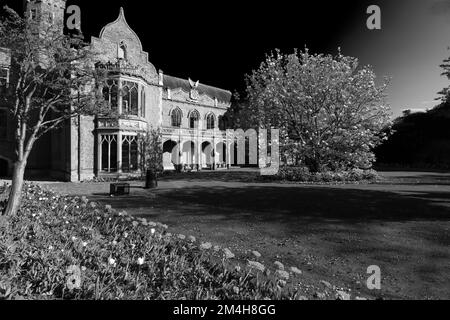 Ayscoughfee Hall e giardini; Spalding Town; Lincolnshire; Inghilterra; UK Foto Stock