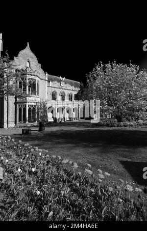 Ayscoughfee Hall e giardini; Spalding Town; Lincolnshire; Inghilterra; UK Foto Stock