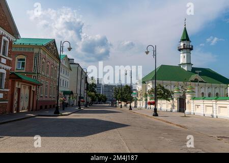 Vecchio quartiere Tartastano, sito dell'UNESCO, Kazan, Repubblica di Tartastan, Russia Foto Stock