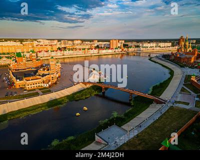 Antenna di Yoshkar-Ola, Mari El Oblast, Russia Foto Stock