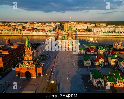 Antenna di Yoshkar-Ola, Mari El Oblast, Russia Foto Stock