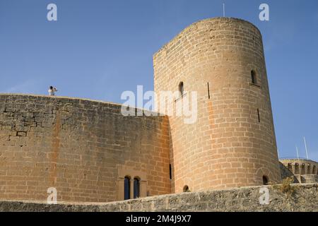 Castell de Bellver, Palma, Maiorca, Spagna Foto Stock