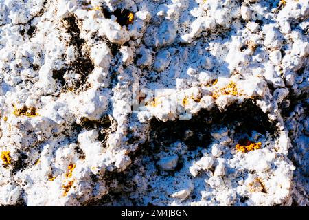 Struttura della facciata di una casa in Andalusia. Jaén, Andalucía, Spagna, Europa Foto Stock