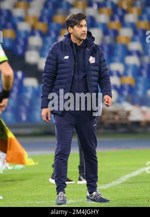 Napoli, Campania, Italia. 21st Dec, 2022. 21/12/2022 Napoli, Stadio Diego Armando Maradona, amichevole partita di calcio tra SSC Napoli vs losc Lille.nella foto: Allenatore tiago Motta. (Credit Image: © Fabio Sasso/ZUMA Press Wire) Foto Stock