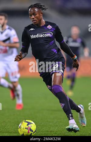 Firenze, Italia. 21st Dec, 2022. Christian Michael Kouakou Kouame (ACF Fiorentina) durante ACF Fiorentina vs FC Lugano, amichevole partita di calcio a Firenze, Italia, dicembre 21 2022 Credit: Independent Photo Agency/Alamy Live News Foto Stock