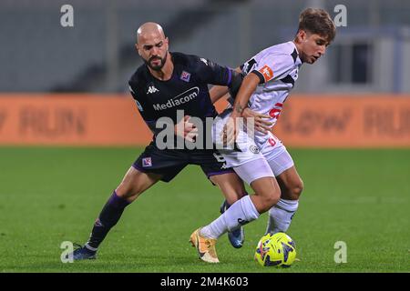 Firenze, Italia. 21st Dec, 2022. Riccardo Saponara (ACF Fiorentina) durante ACF Fiorentina vs FC Lugano, partita di calcio amichevole a Firenze, dicembre 21 2022 Credit: Independent Photo Agency/Alamy Live News Foto Stock