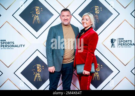 Manchester, Regno Unito. 21st dicembre 2022. Stephen Hendry arriva sul tappeto rosso al BBC Sports Personality of the Year Awards 2022 . 2022-12-21. Credit: Gary Mather/Alamy Live News Foto Stock