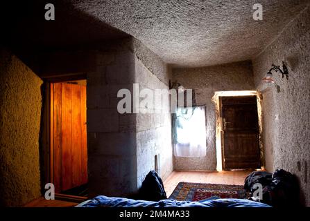 Cave abitazioni in Goreme Turchia Cappadocia. vvvbvanbree fotografie Foto Stock